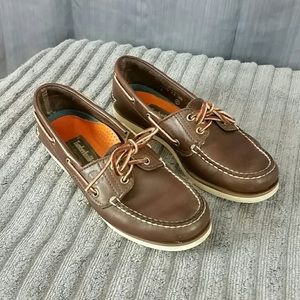 Timberland leather boat shoes